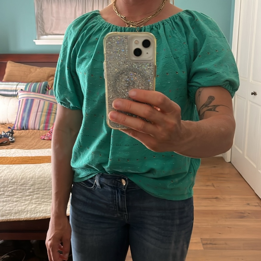 Ace and jig puff sleeve top - Picture 3 of 4